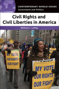 Book cover: "Civil Rights and Civil Liberties in America".