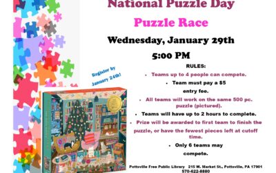 National Puzzle Day Team Puzzle Race @ PFPL